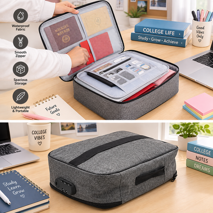 📂 Waterproof Document Organizer Bag